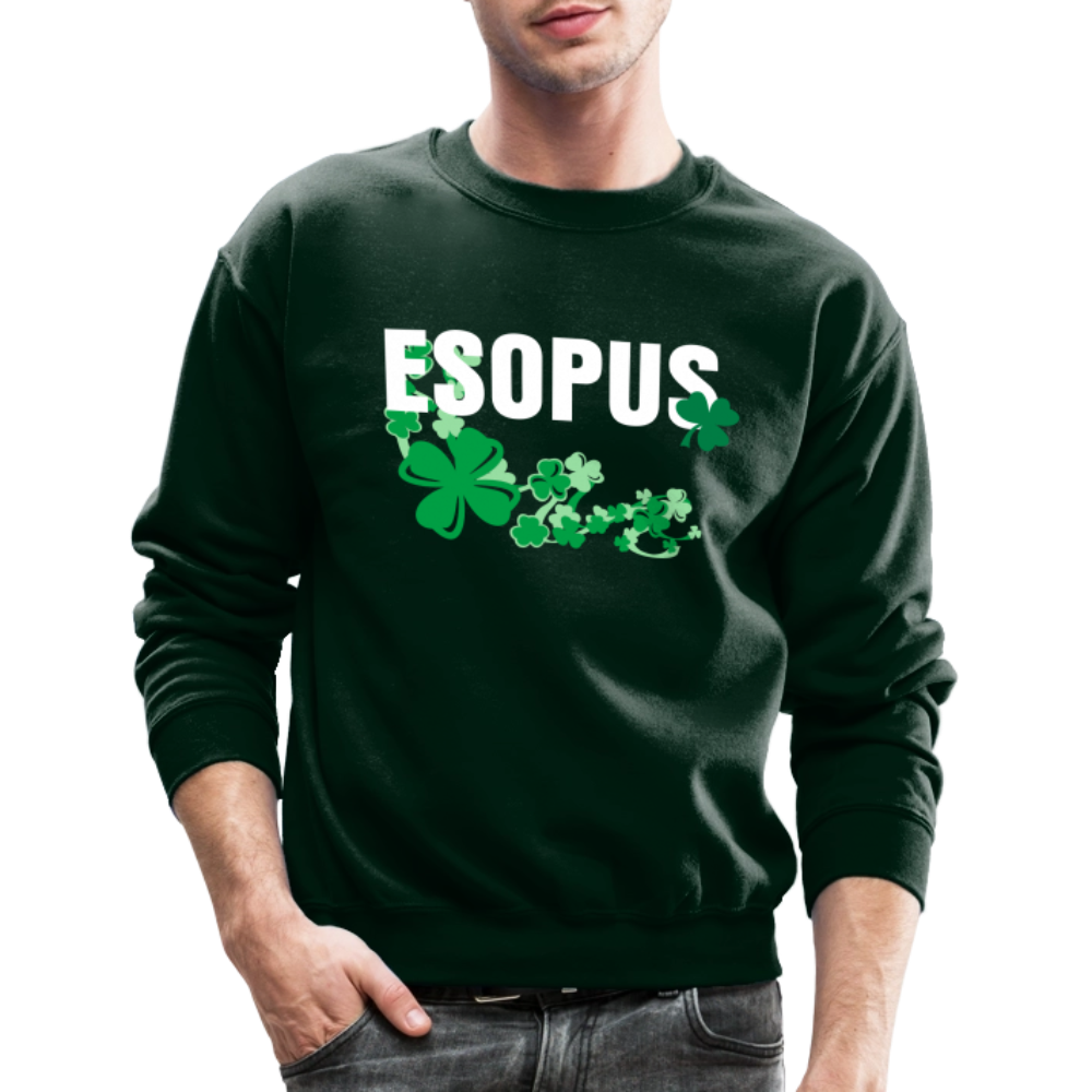 Saint patties Esopus Crewneck Sweatshirt - forest green