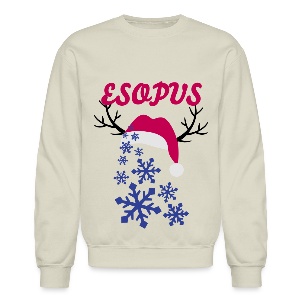 Esopus Holiday Crewneck Sweatshirt - Sand