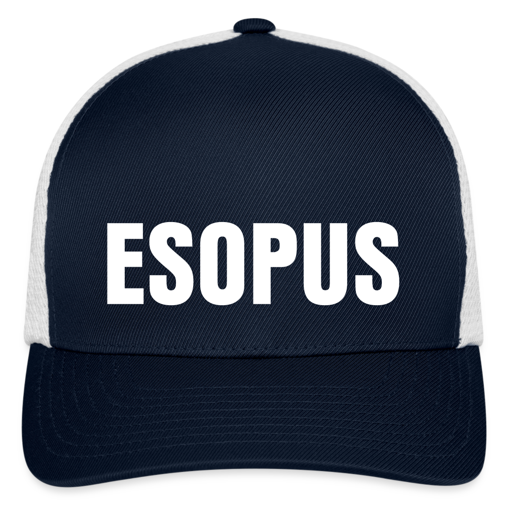 Esopus Flexfit Fitted Baseball Cap - navy/white