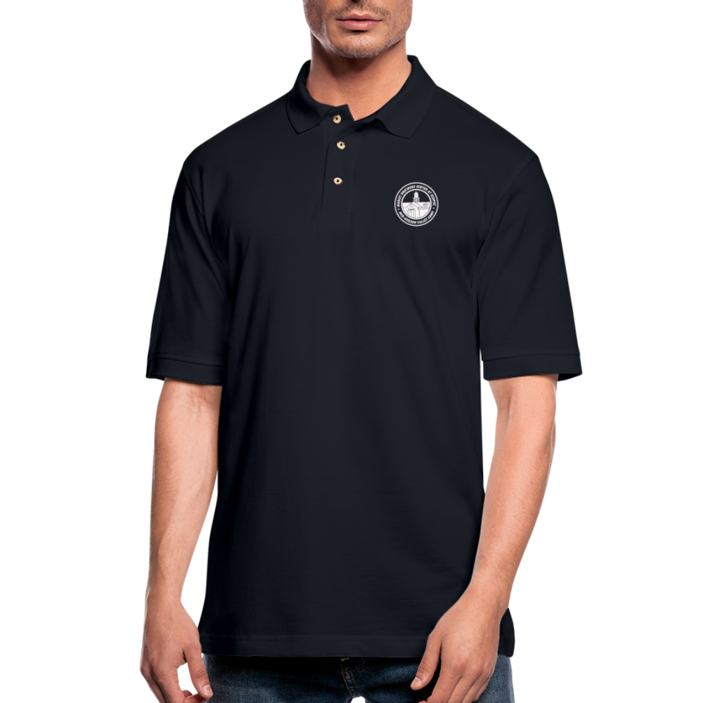 Men's Pique Polo Shirt - midnight navy