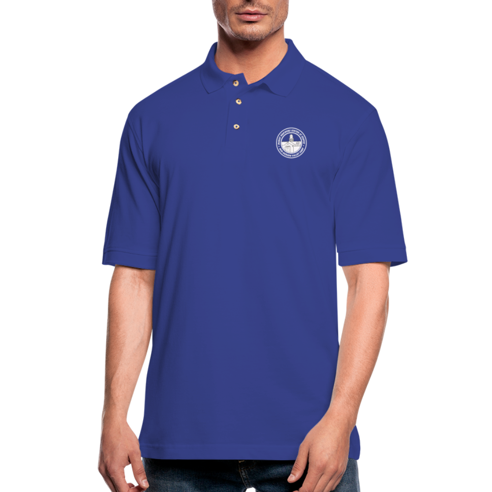 Men's Pique Polo Shirt - royal blue