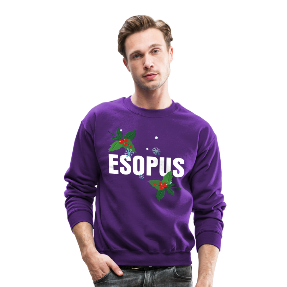 Crewneck Christmas Sweatshirt - purple