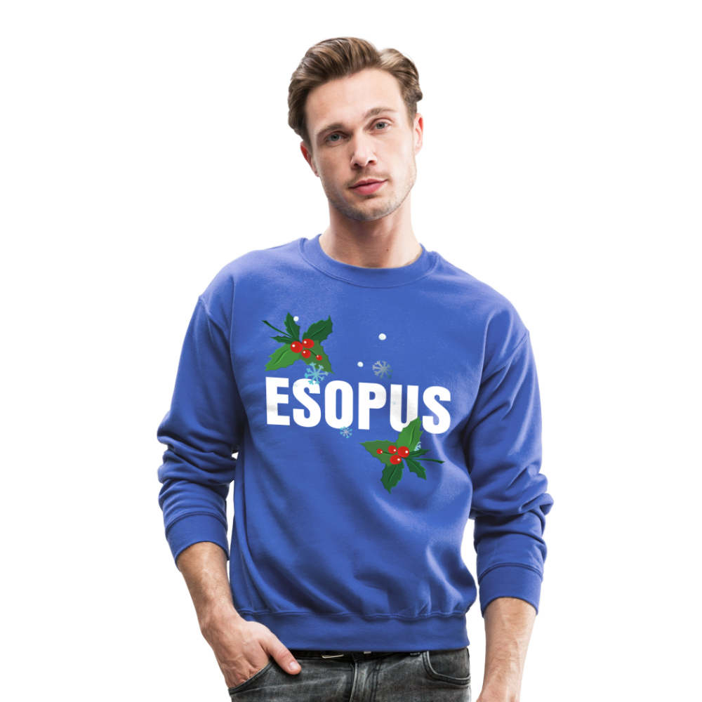 Crewneck Christmas Sweatshirt - royal blue