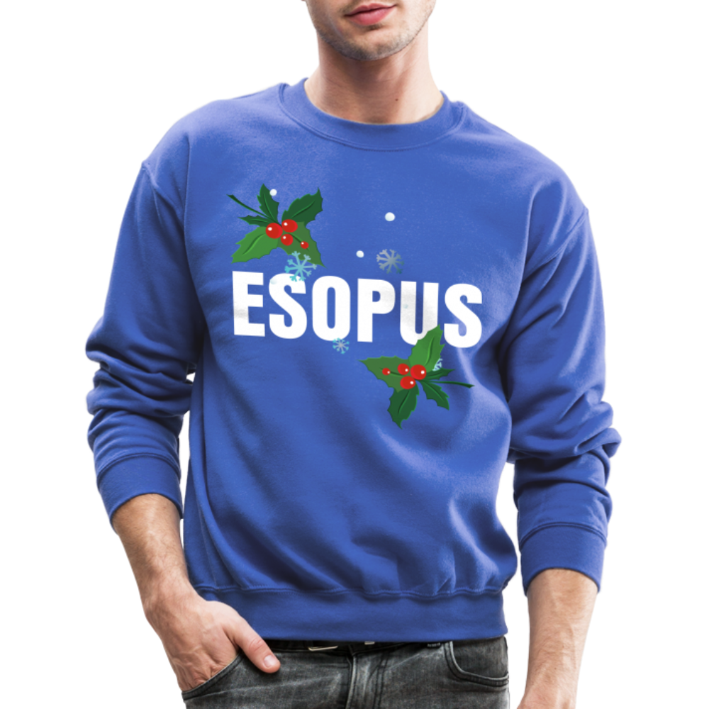 Crewneck Christmas Sweatshirt - royal blue