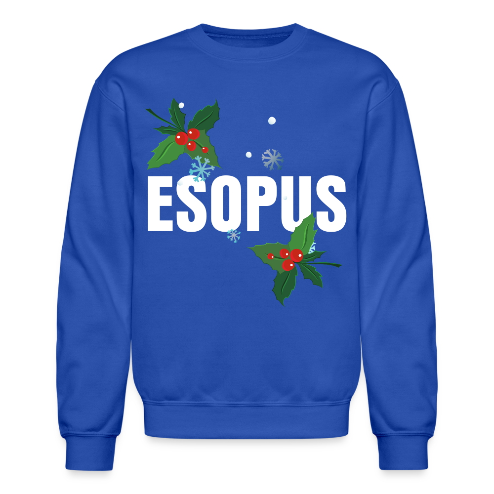Crewneck Christmas Sweatshirt - royal blue