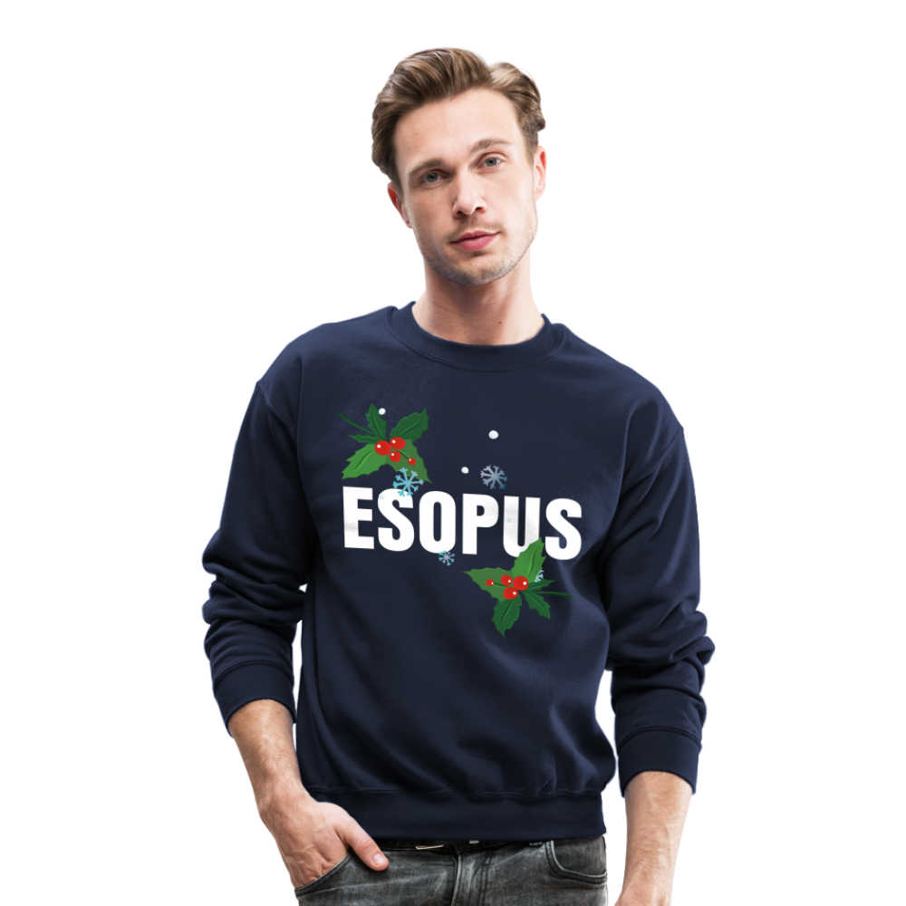 Crewneck Christmas Sweatshirt - navy