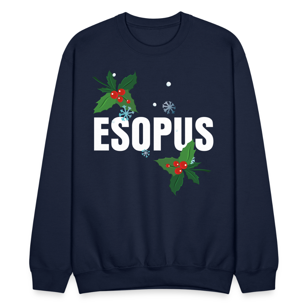 Crewneck Christmas Sweatshirt - navy