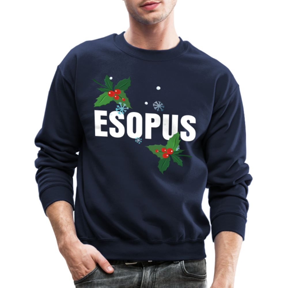 Crewneck Christmas Sweatshirt - navy