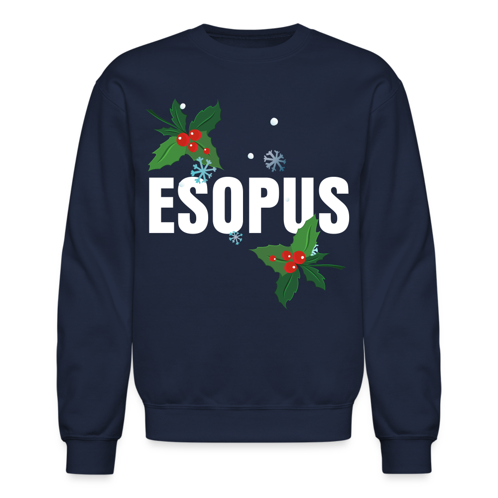 Crewneck Christmas Sweatshirt - navy
