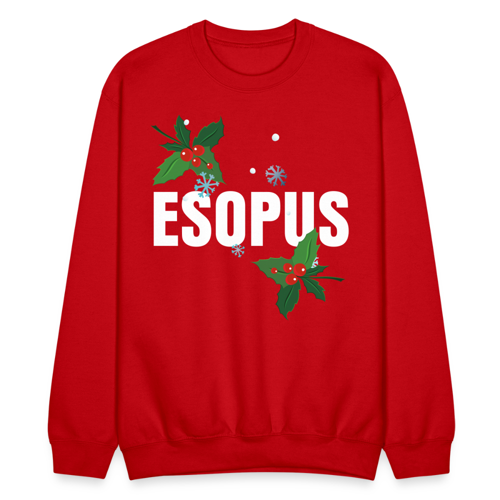 Crewneck Christmas Sweatshirt - red