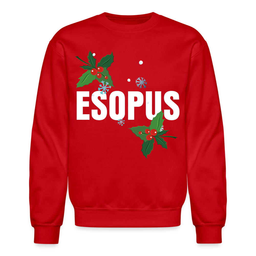 Crewneck Christmas Sweatshirt - red