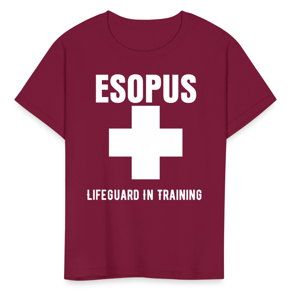 Ali B lifeguard in training, kids, edition, - burgundy