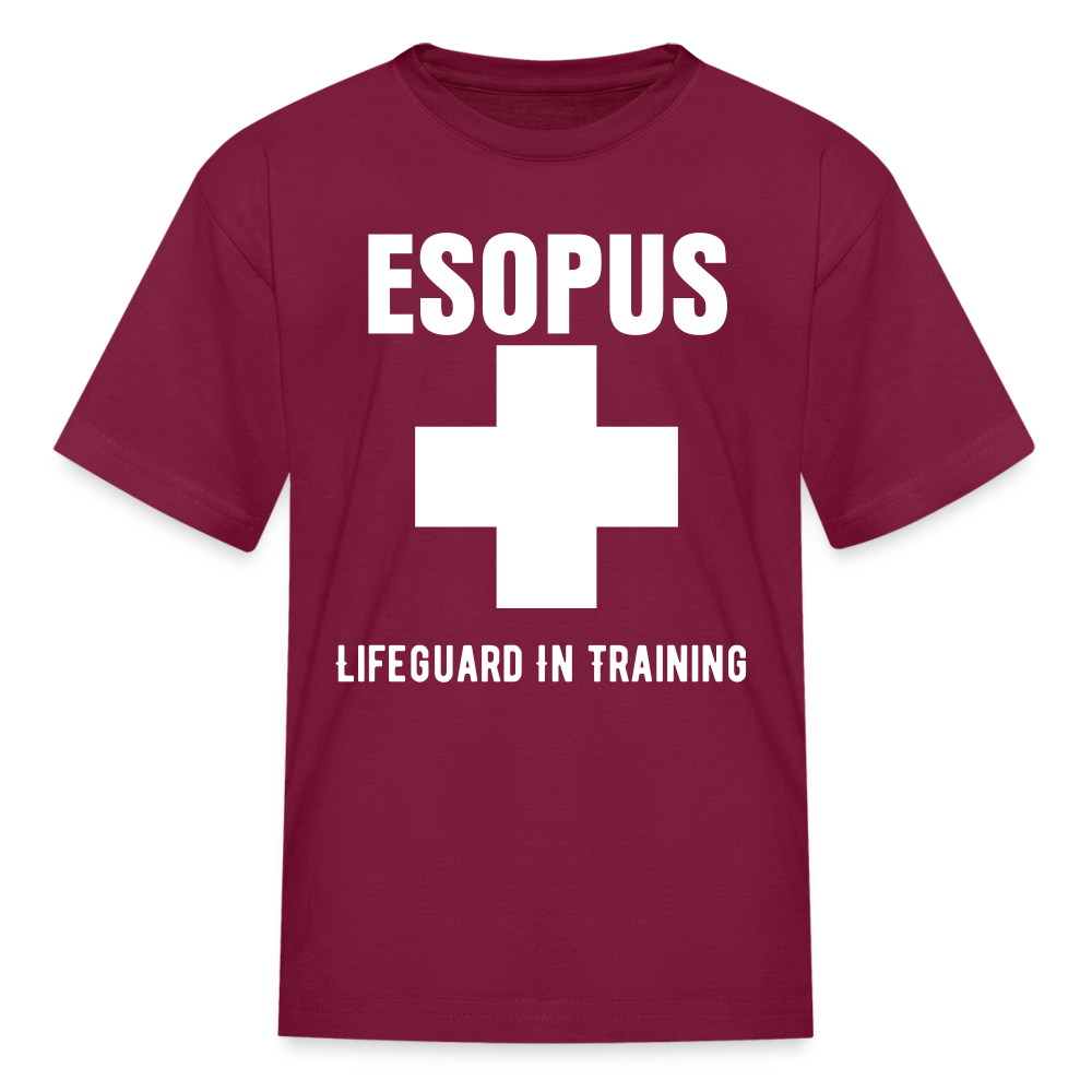 Ali B lifeguard in training, kids, edition, - burgundy