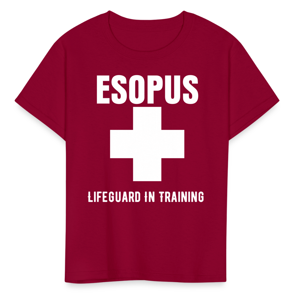 Ali B lifeguard in training, kids, edition, - dark red