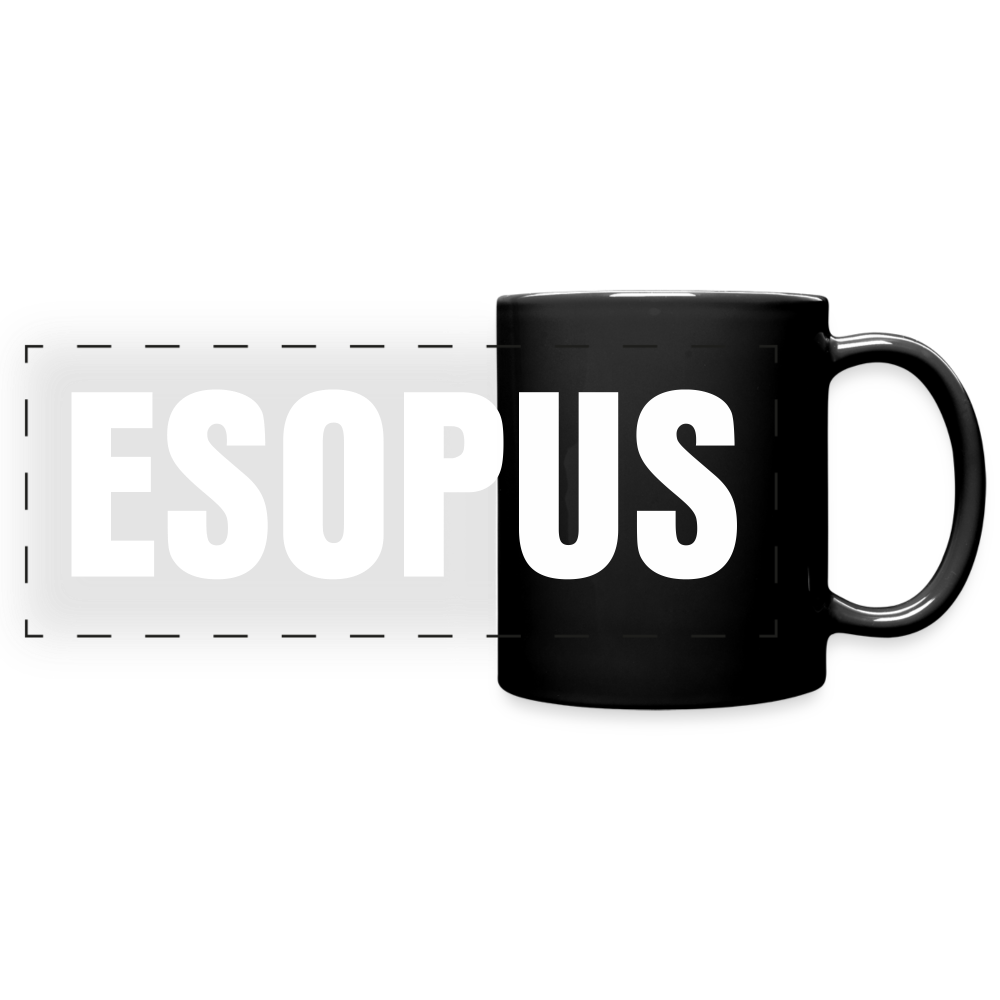 Full Color Panoramic Mug - black