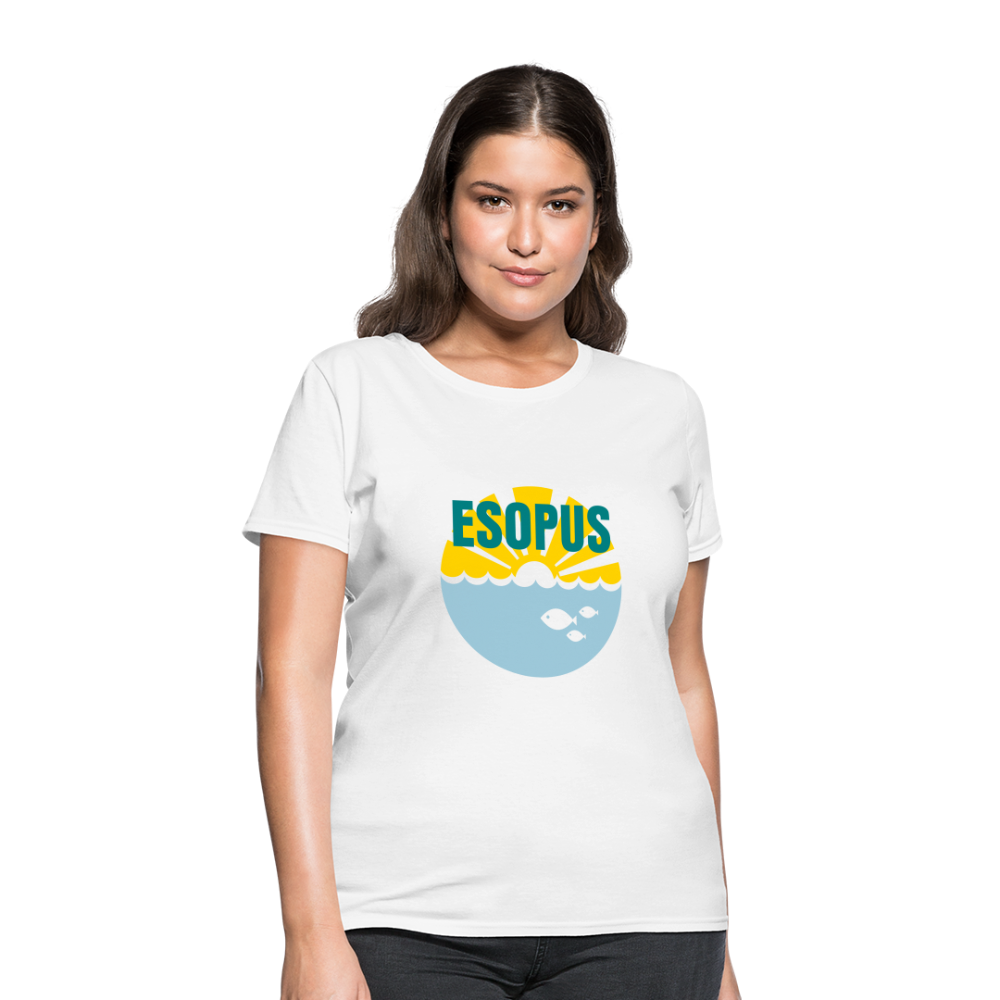 Women's T-Shirt - Camp specialty shirt - Adult vacation - white