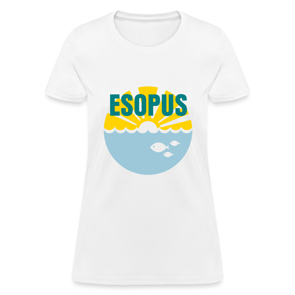 Women's T-Shirt - Camp specialty shirt - Adult vacation - white