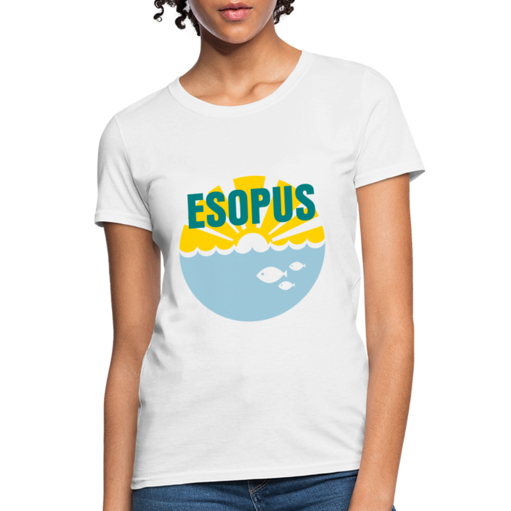 Women's T-Shirt - Camp specialty shirt - Adult vacation - white