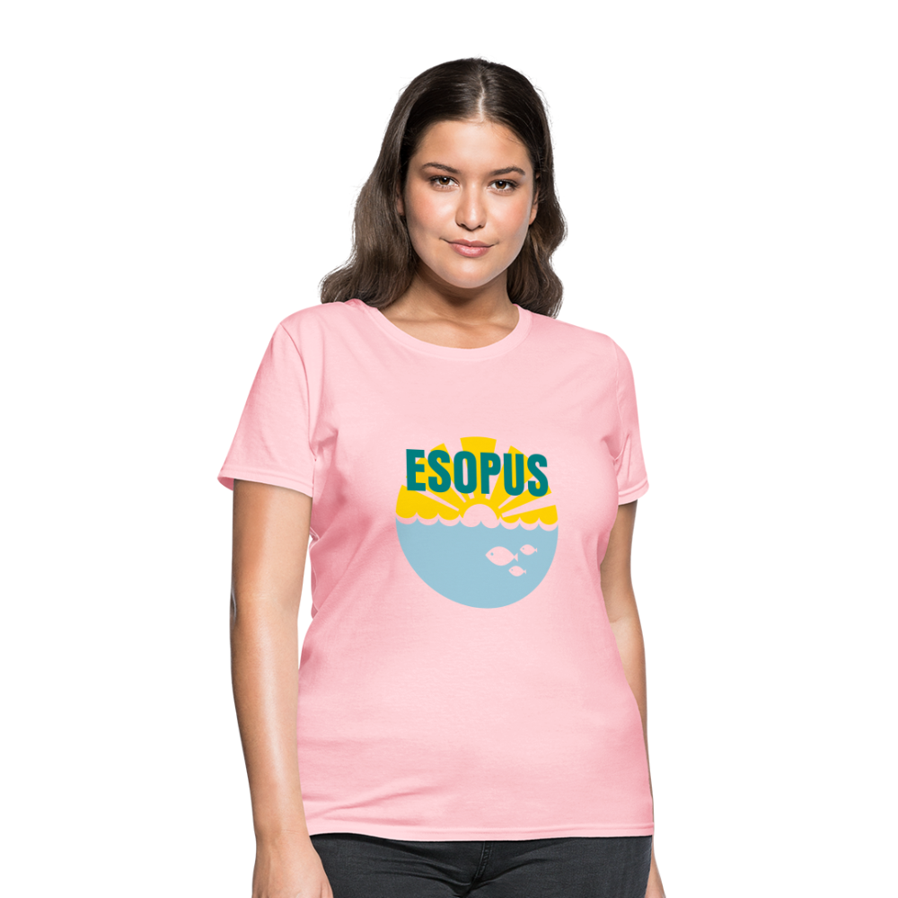 Women's T-Shirt - Camp specialty shirt - Adult vacation - pink