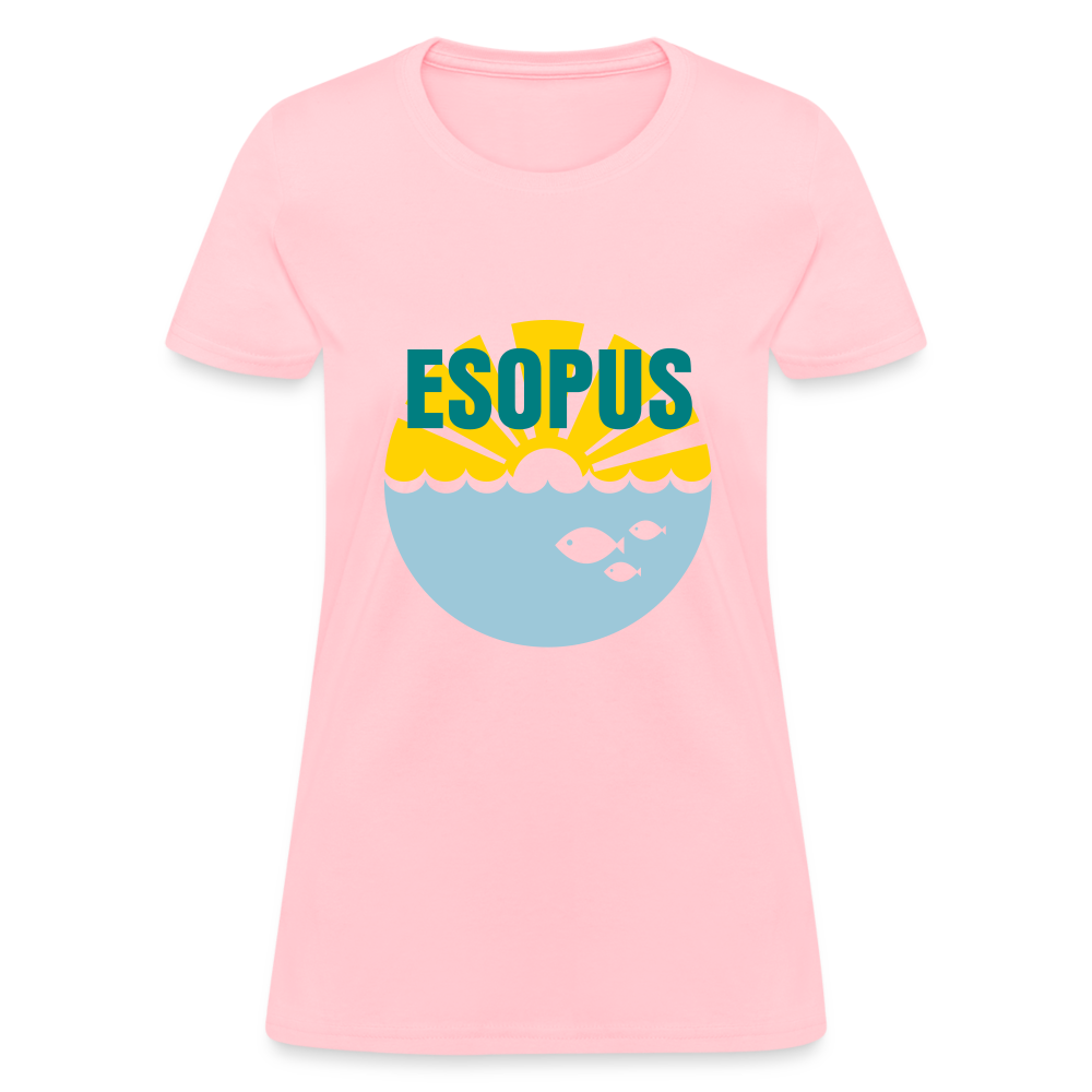Women's T-Shirt - Camp specialty shirt - Adult vacation - pink