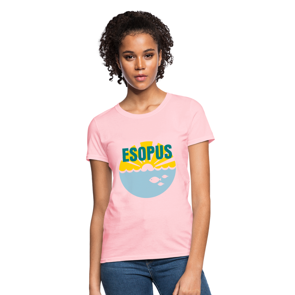 Women's T-Shirt - Camp specialty shirt - Adult vacation - pink