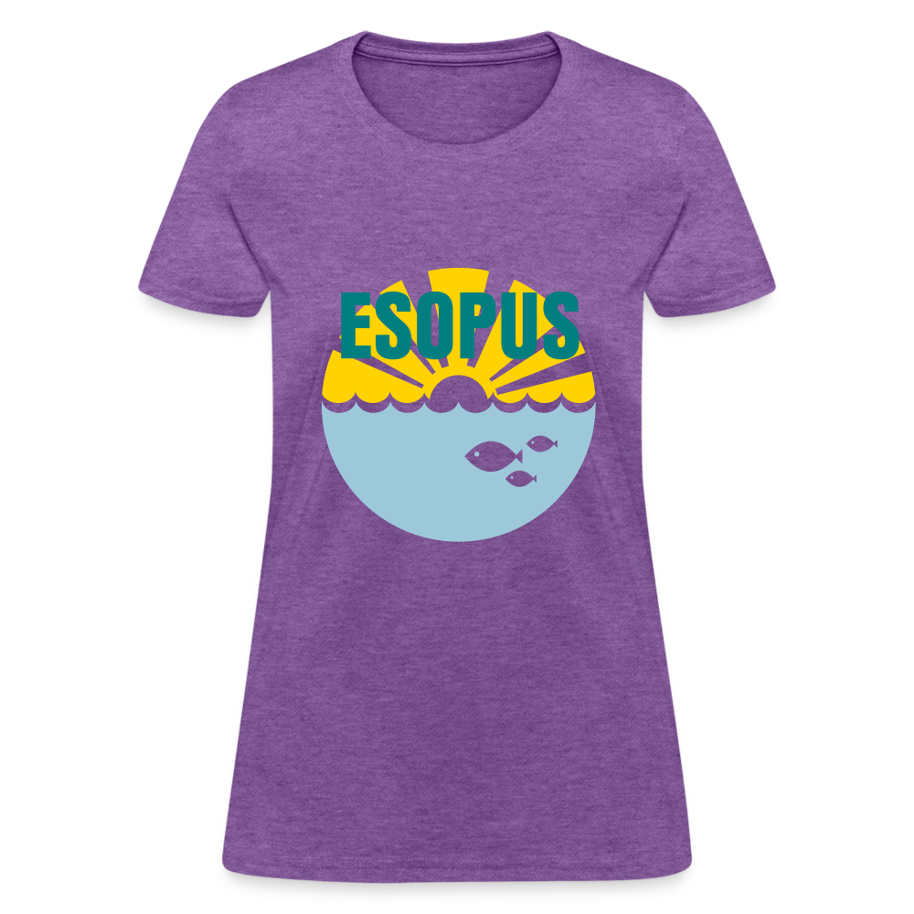 Women's T-Shirt - Camp specialty shirt - Adult vacation - purple heather