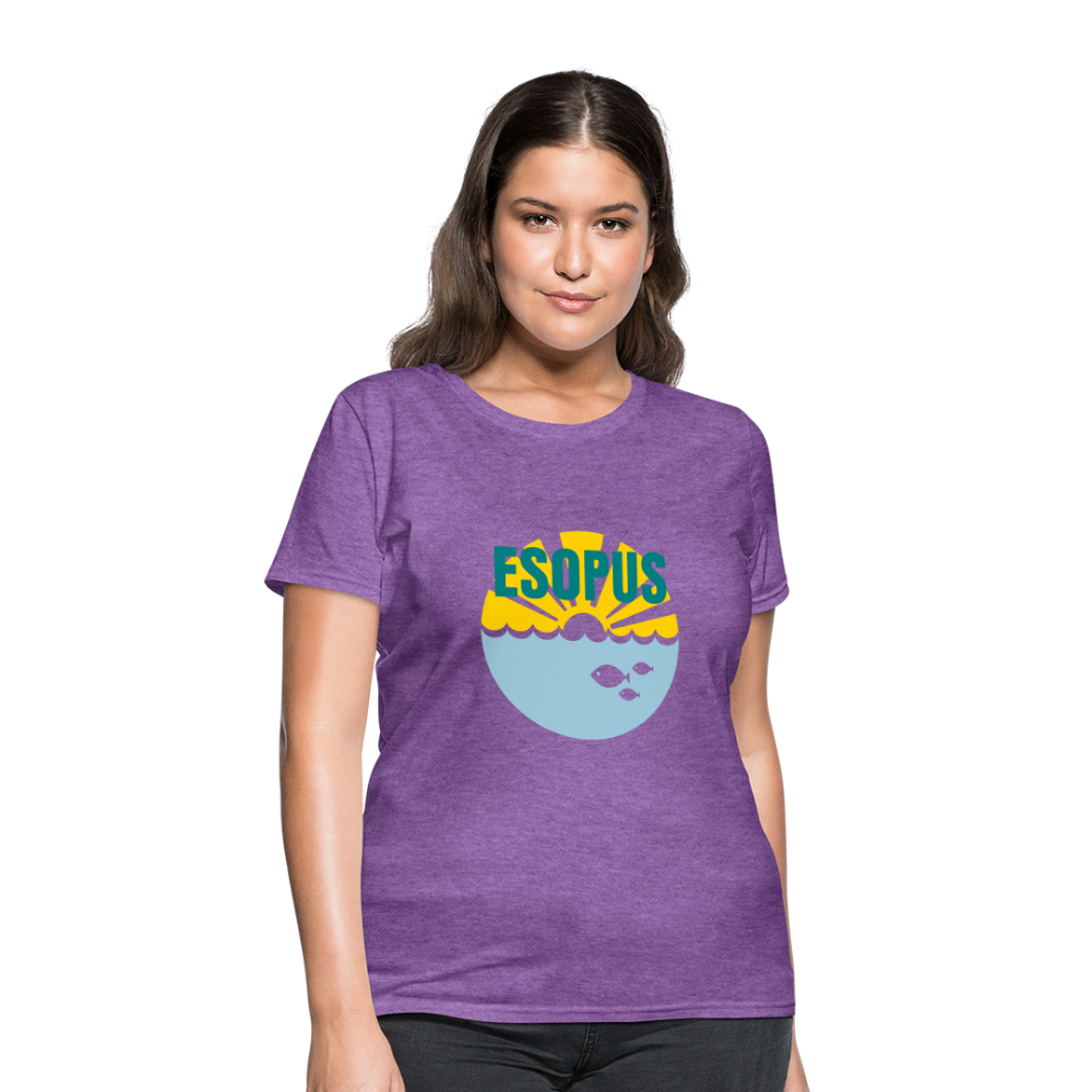 Women's T-Shirt - Camp specialty shirt - Adult vacation - purple heather