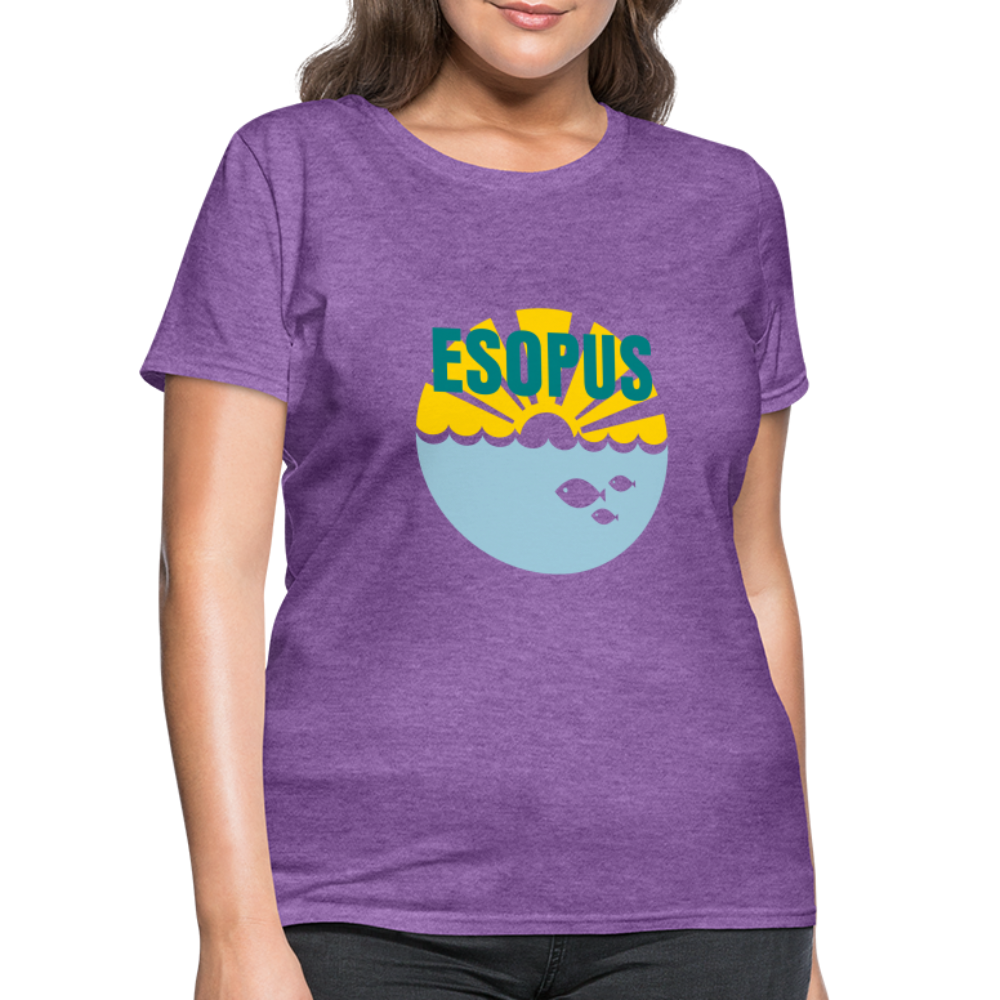 Women's T-Shirt - Camp specialty shirt - Adult vacation - purple heather