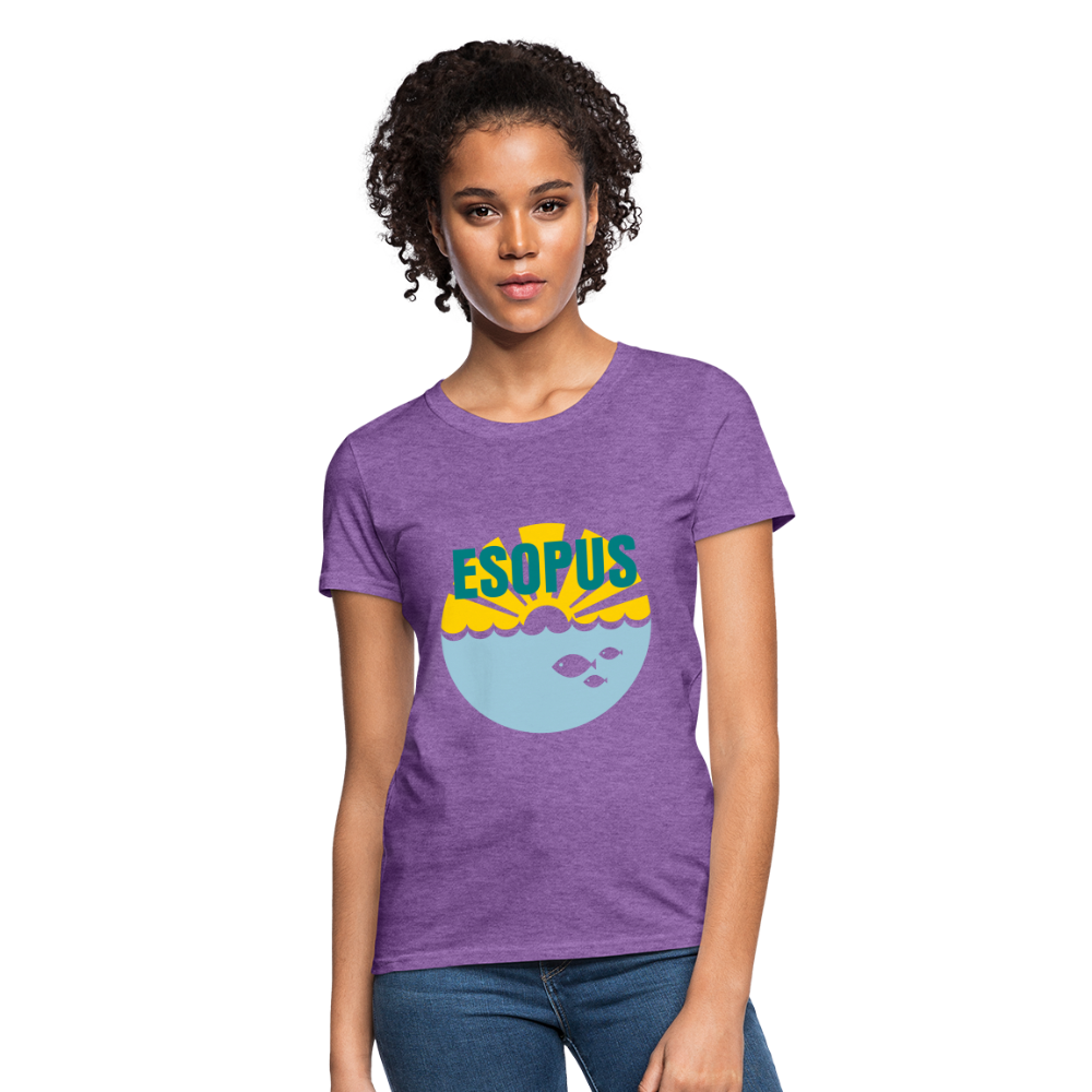 Women's T-Shirt - Camp specialty shirt - Adult vacation - purple heather