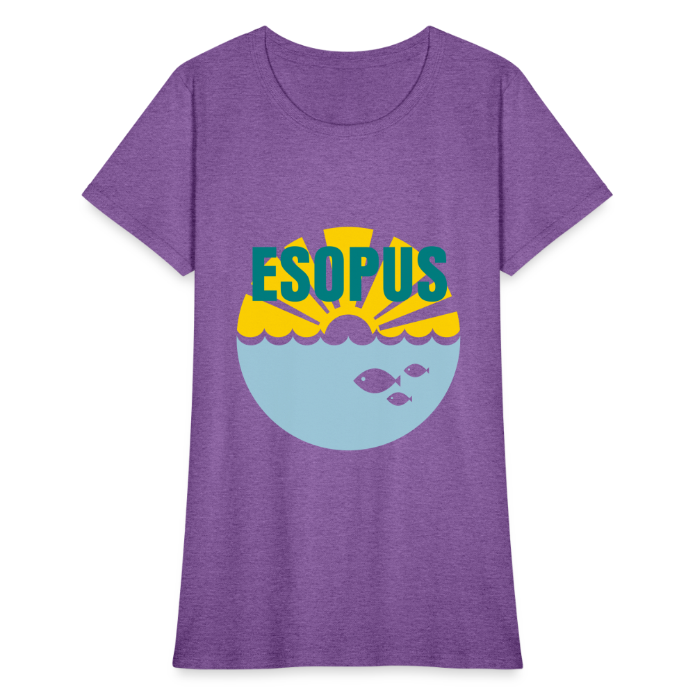 Women's T-Shirt - Camp specialty shirt - Adult vacation - purple heather