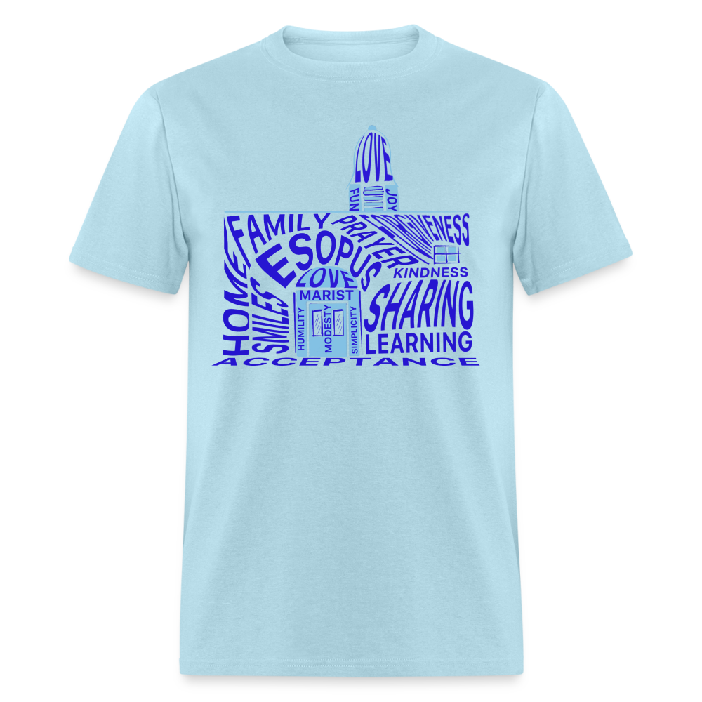Esopus word play - powder blue