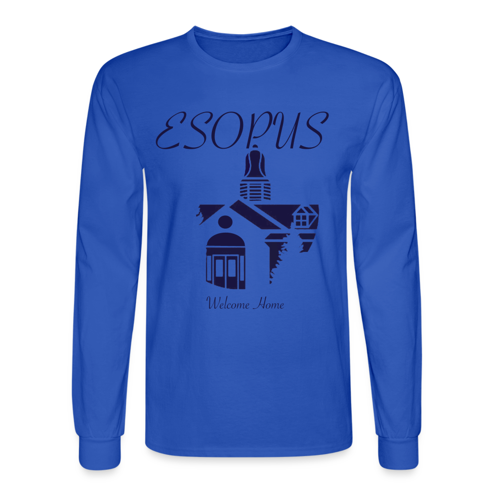 Welcome home - royal blue