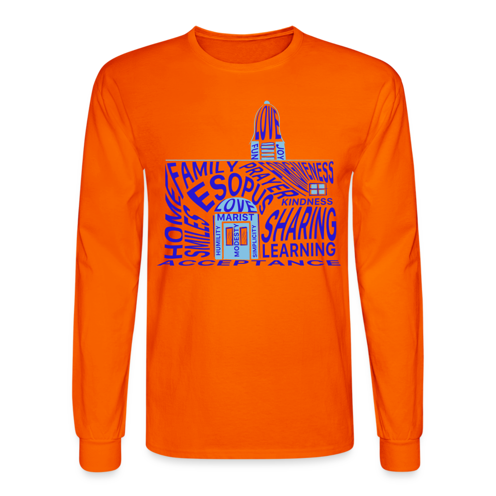 Men's Long Sleeve T-Shirt - orange