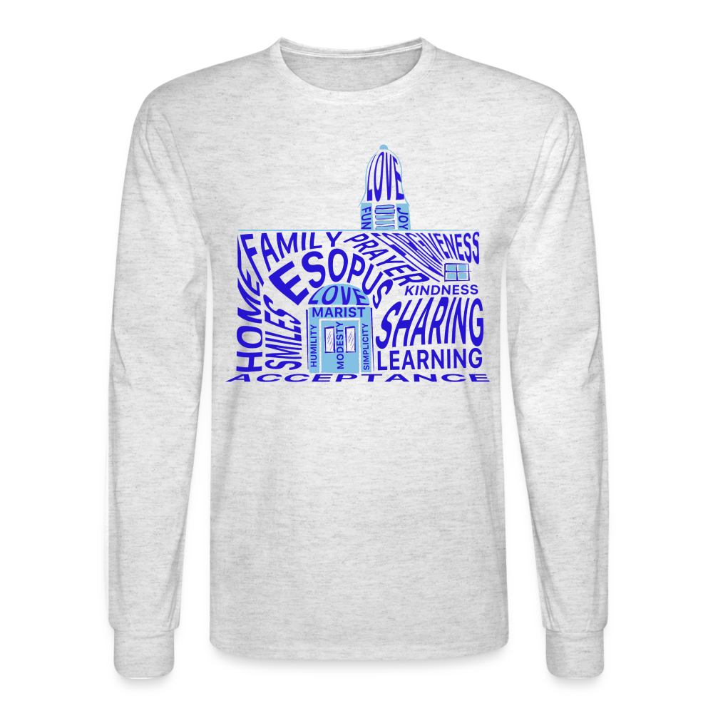 Men's Long Sleeve T-Shirt - light heather gray
