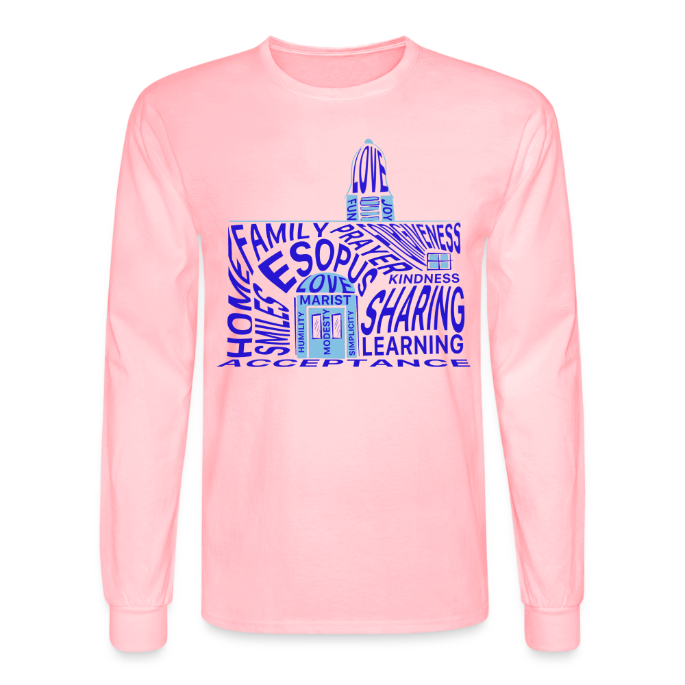 Men's Long Sleeve T-Shirt - pink