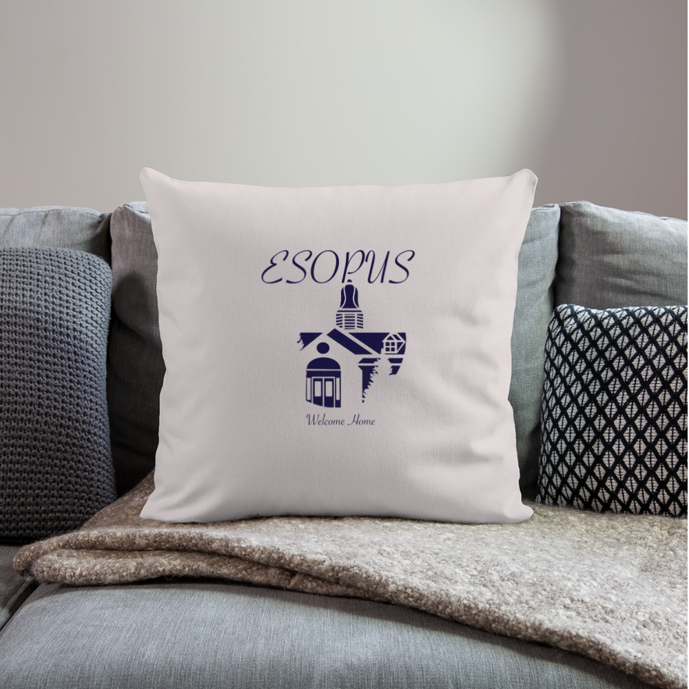 Throw Pillow Cover 18” x 18” - light taupe