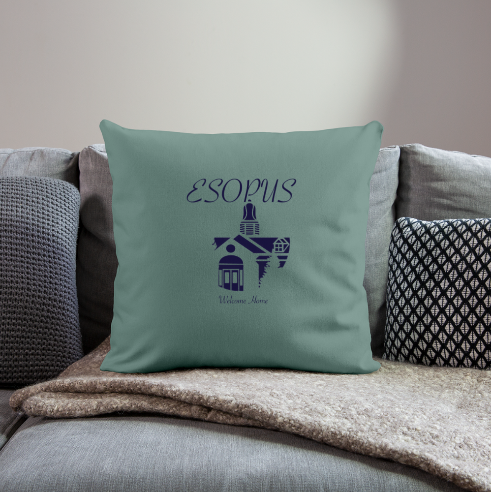 Throw Pillow Cover 18” x 18” - cypress green