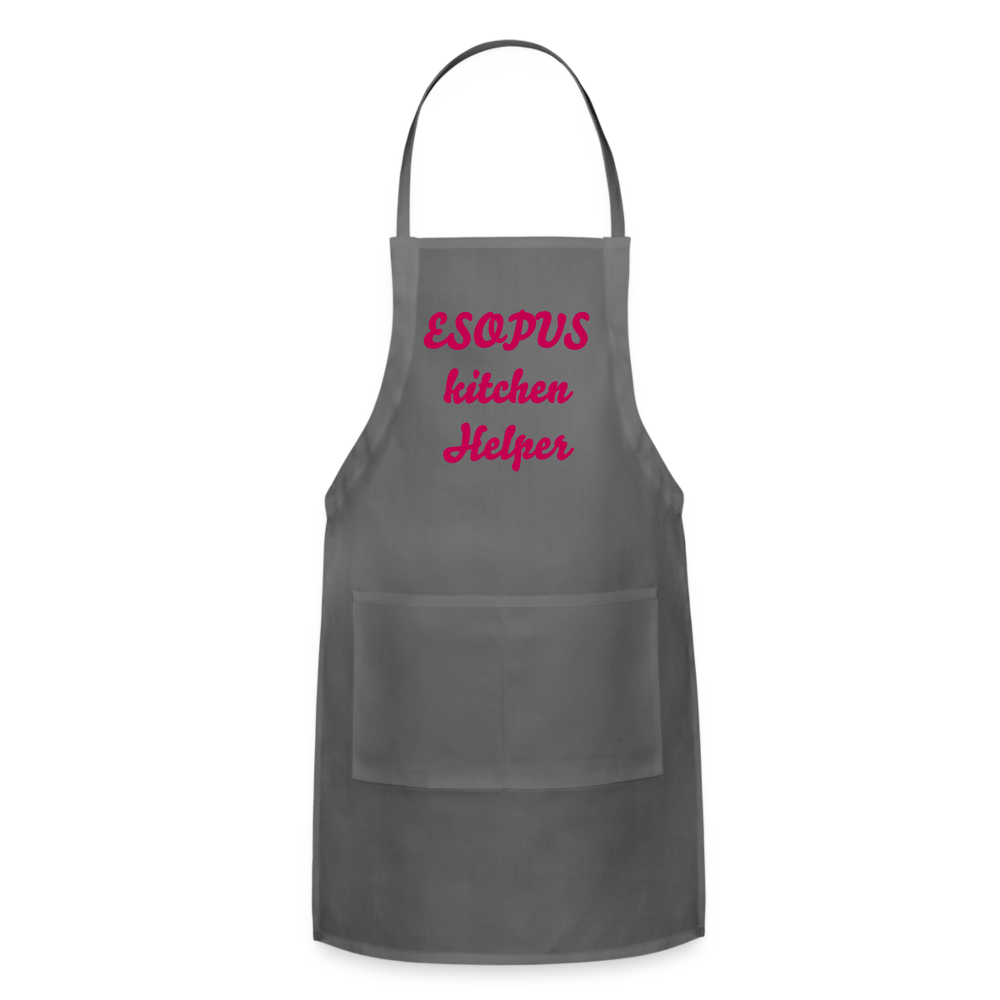 Adjustable Apron - charcoal