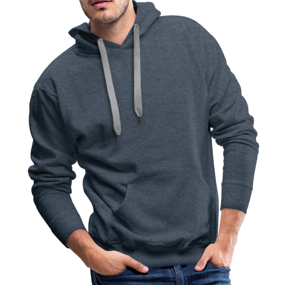 Premium Hoodie - heather denim