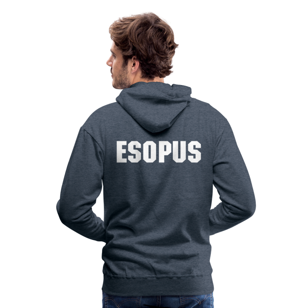 Premium Hoodie - heather denim