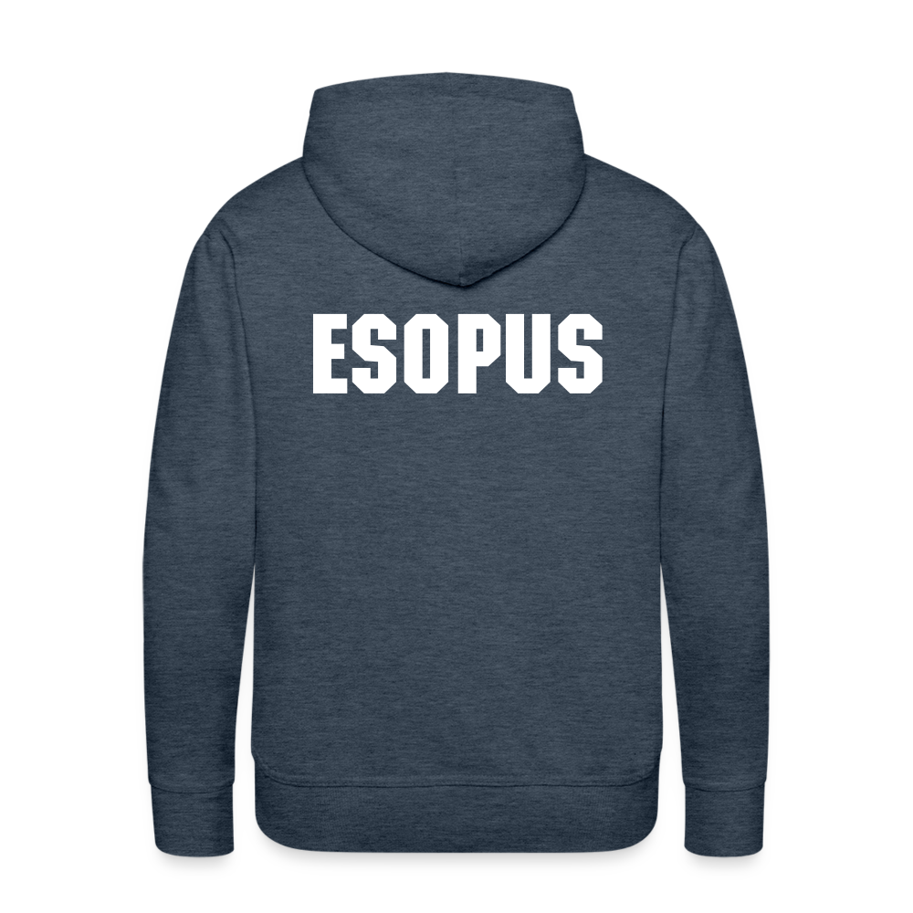 Premium Hoodie - heather denim