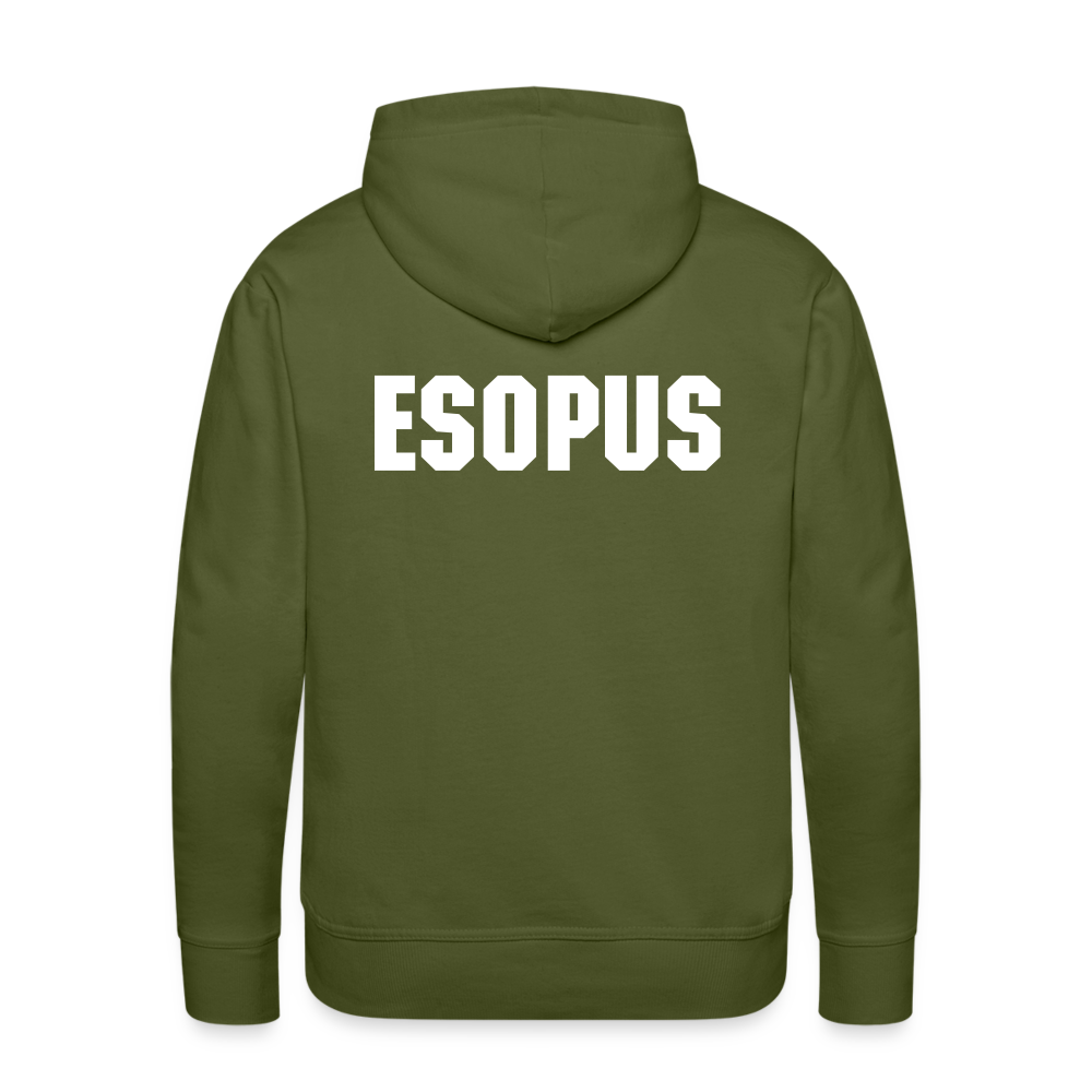 Premium Hoodie - olive green