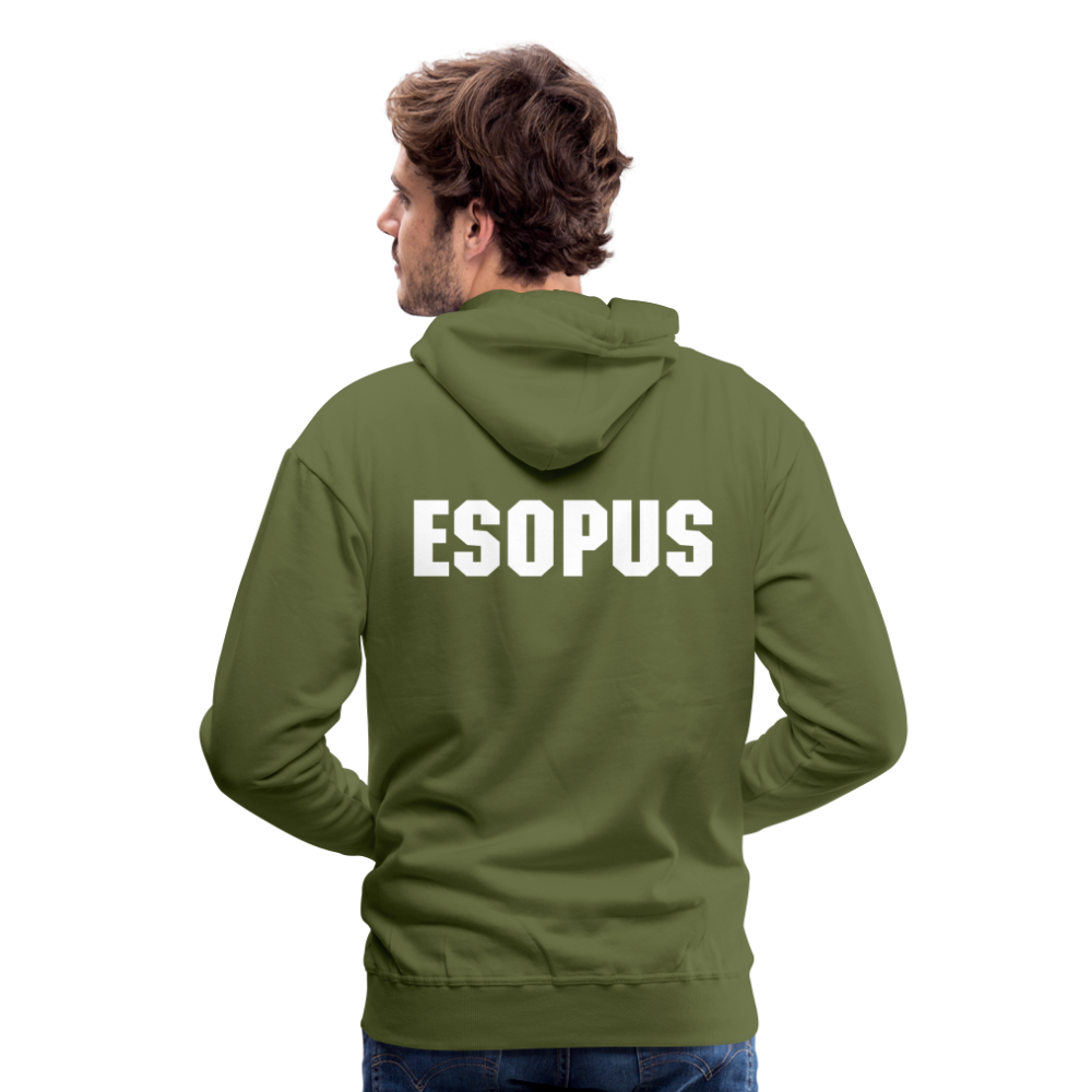 Premium Hoodie - olive green