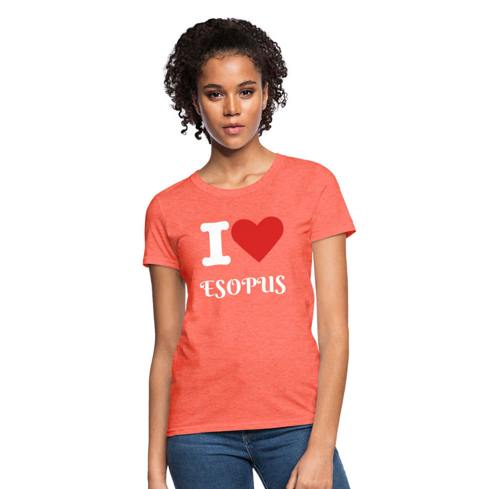 Women's T-Shirt - heather coral