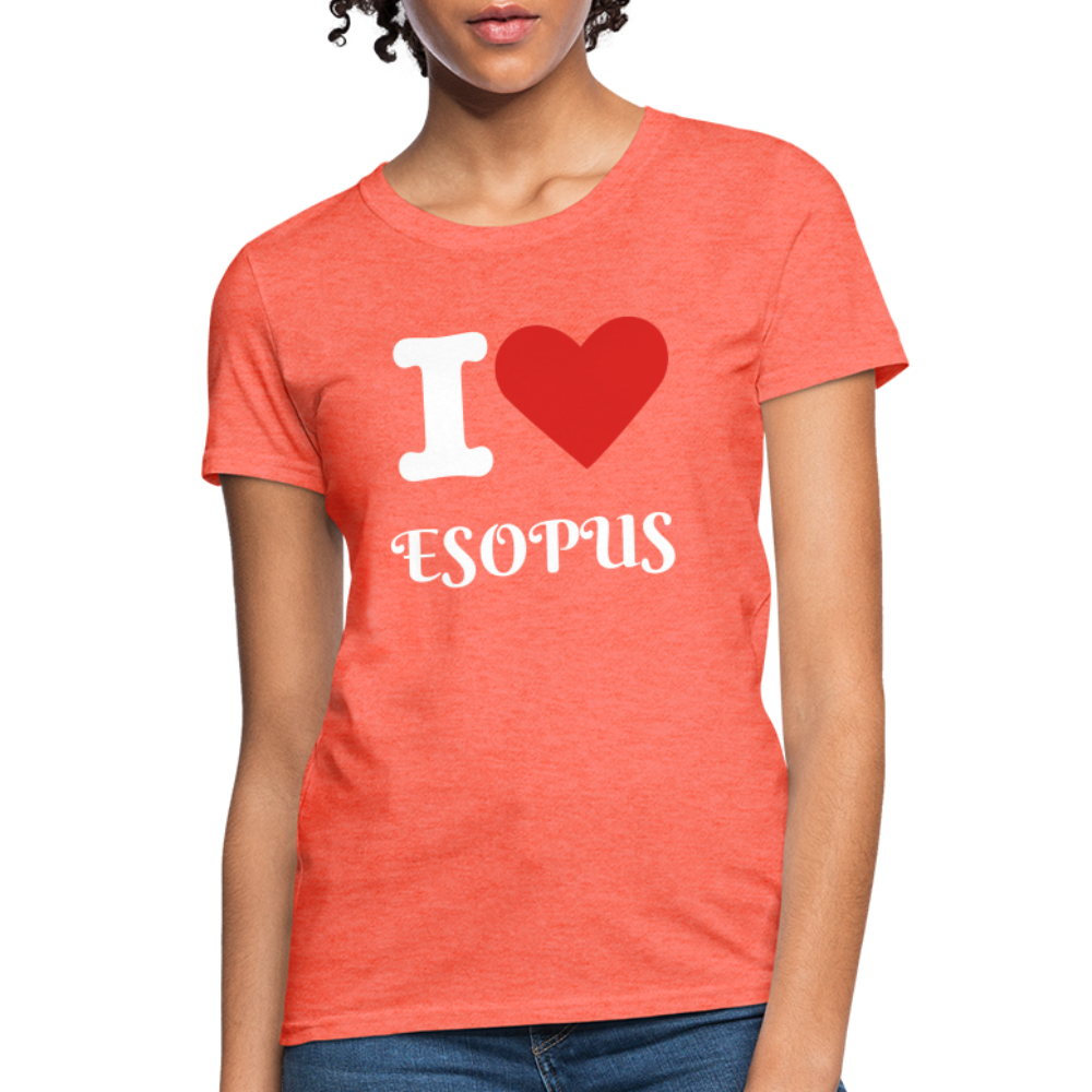 Women's T-Shirt - heather coral