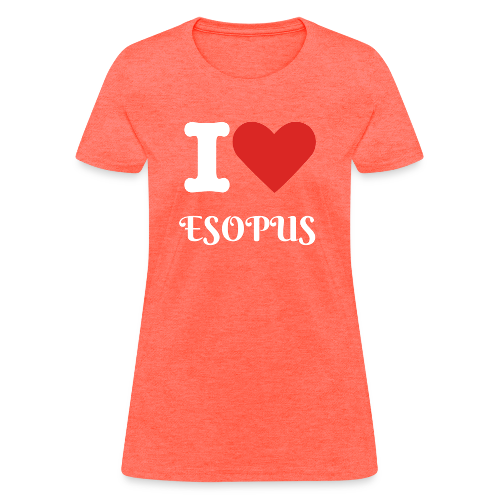 Women's T-Shirt - heather coral