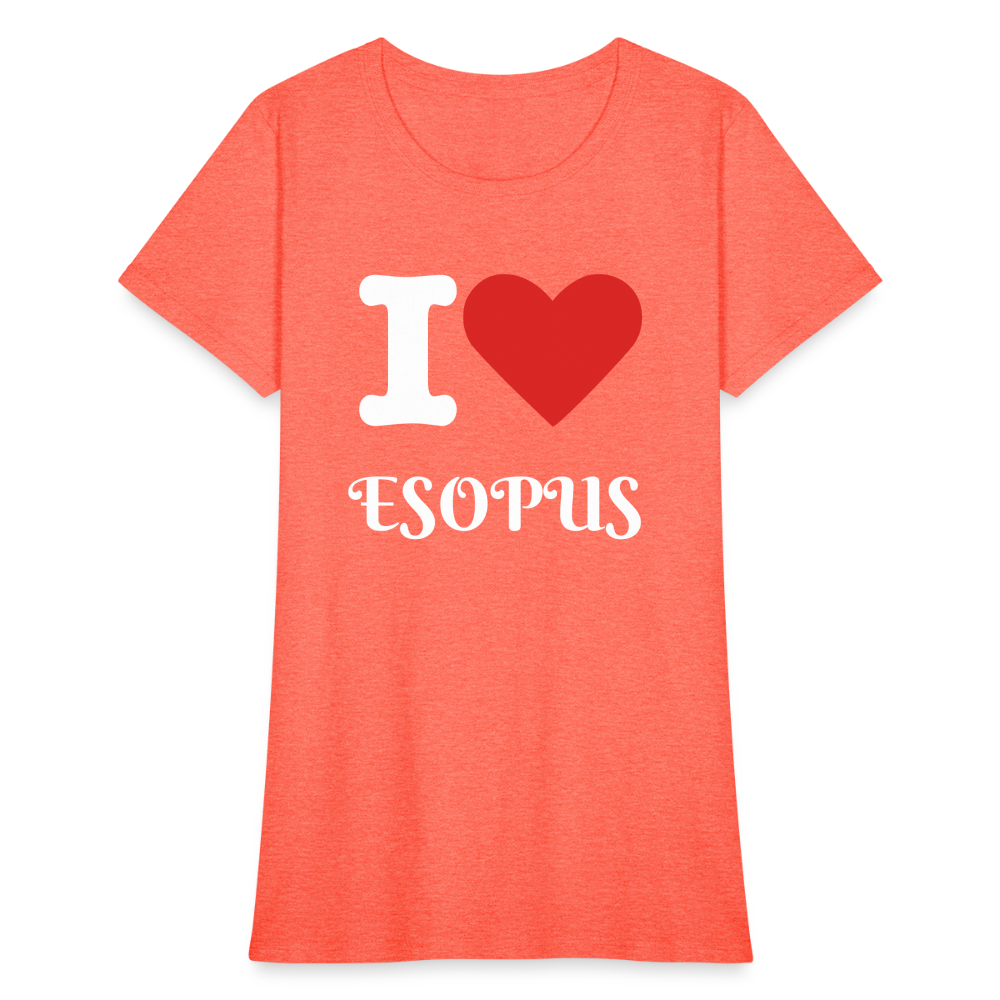 Women's T-Shirt - heather coral