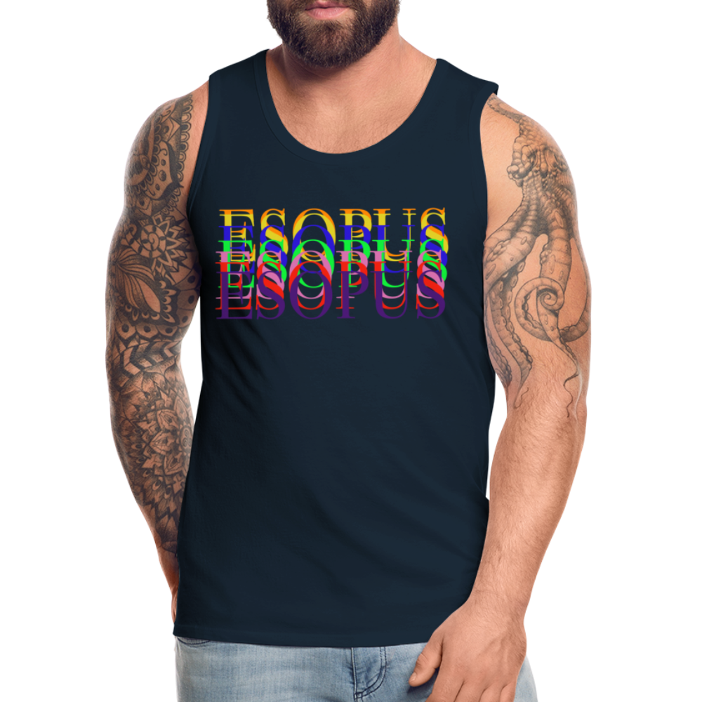 Men’s Premium Tank - deep navy