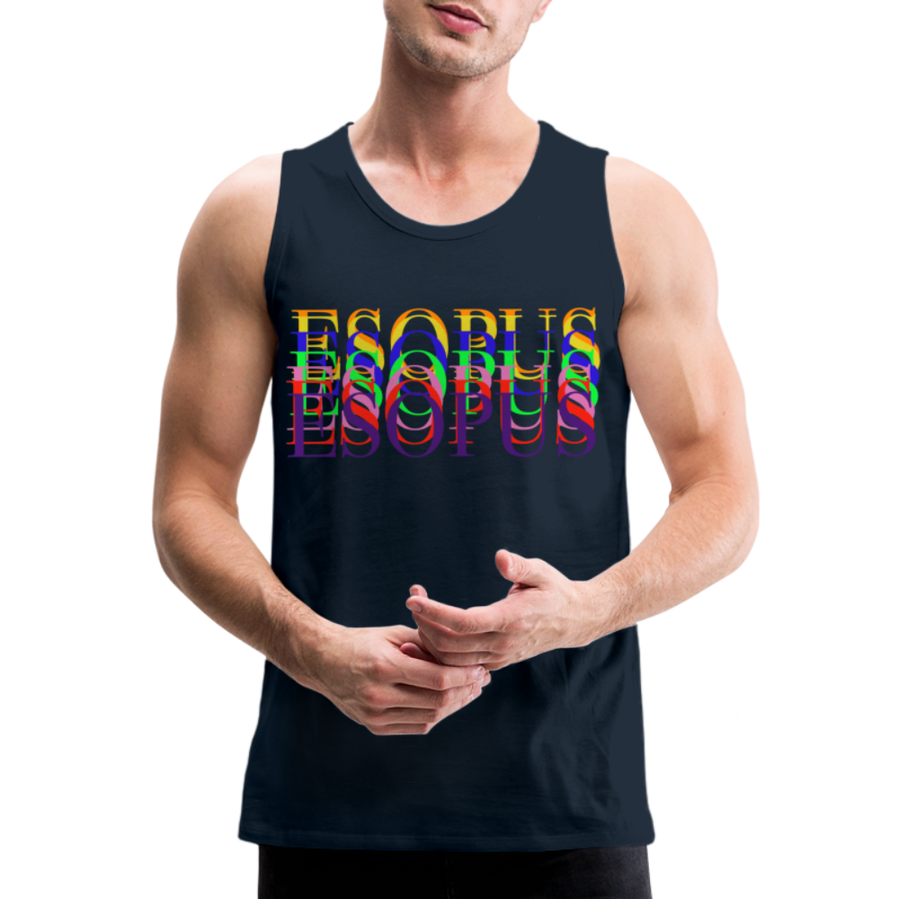 Men’s Premium Tank - deep navy
