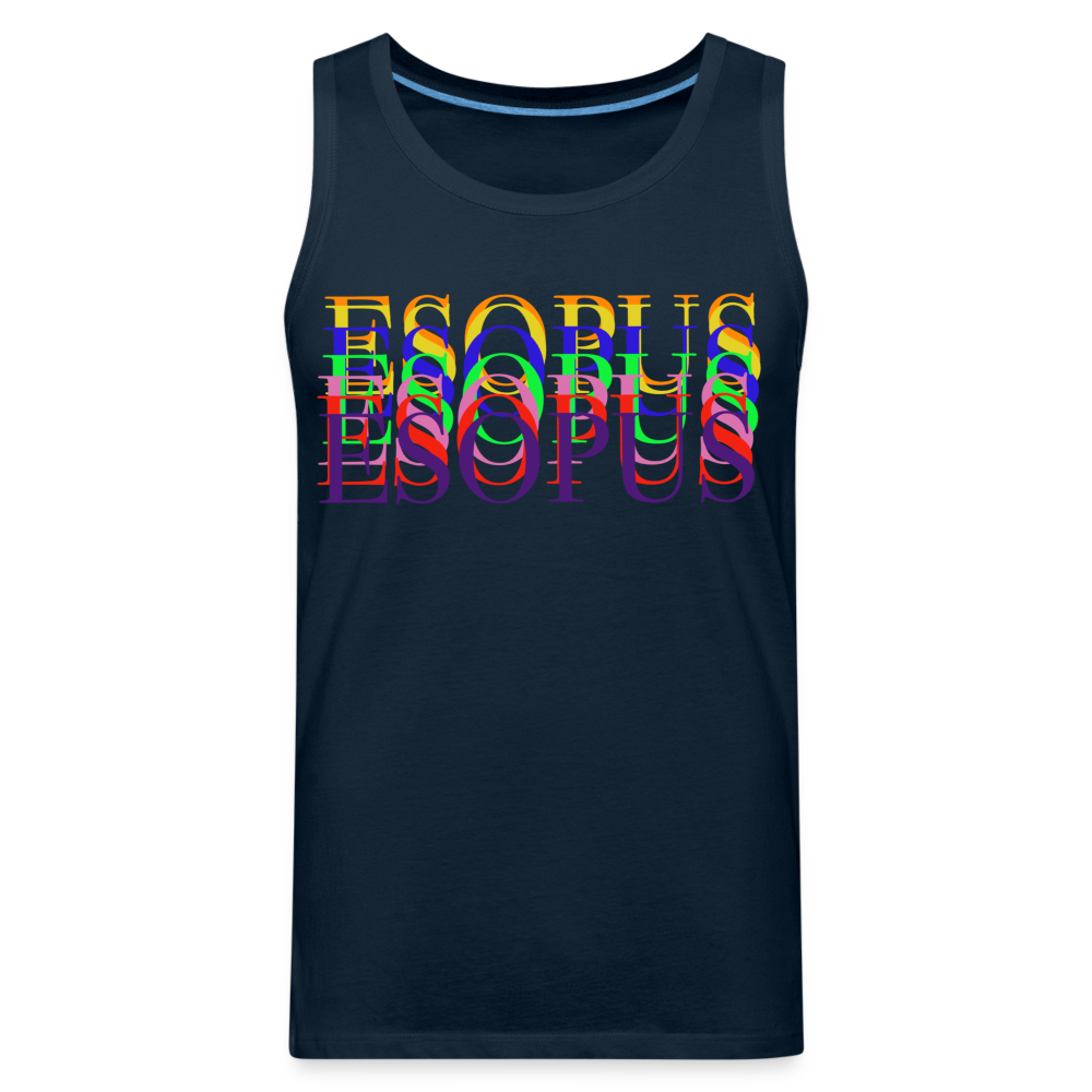 Men’s Premium Tank - deep navy